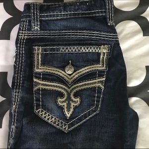 Men’s Rock Revival “Ricky” 32x30 relaxed straight